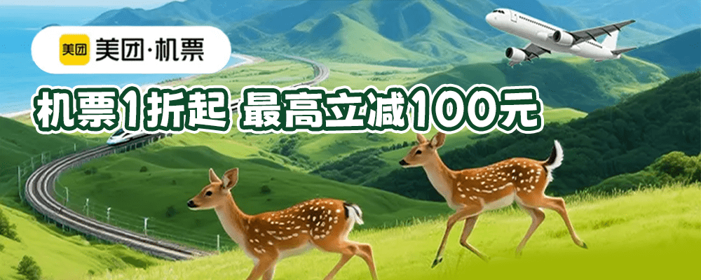 美团机票100元券